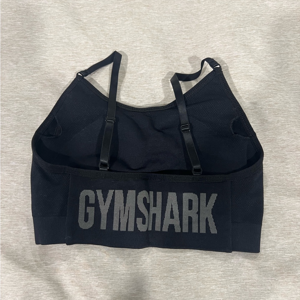 Gymshark Flex Strappy Sports Bra - Black - Size S